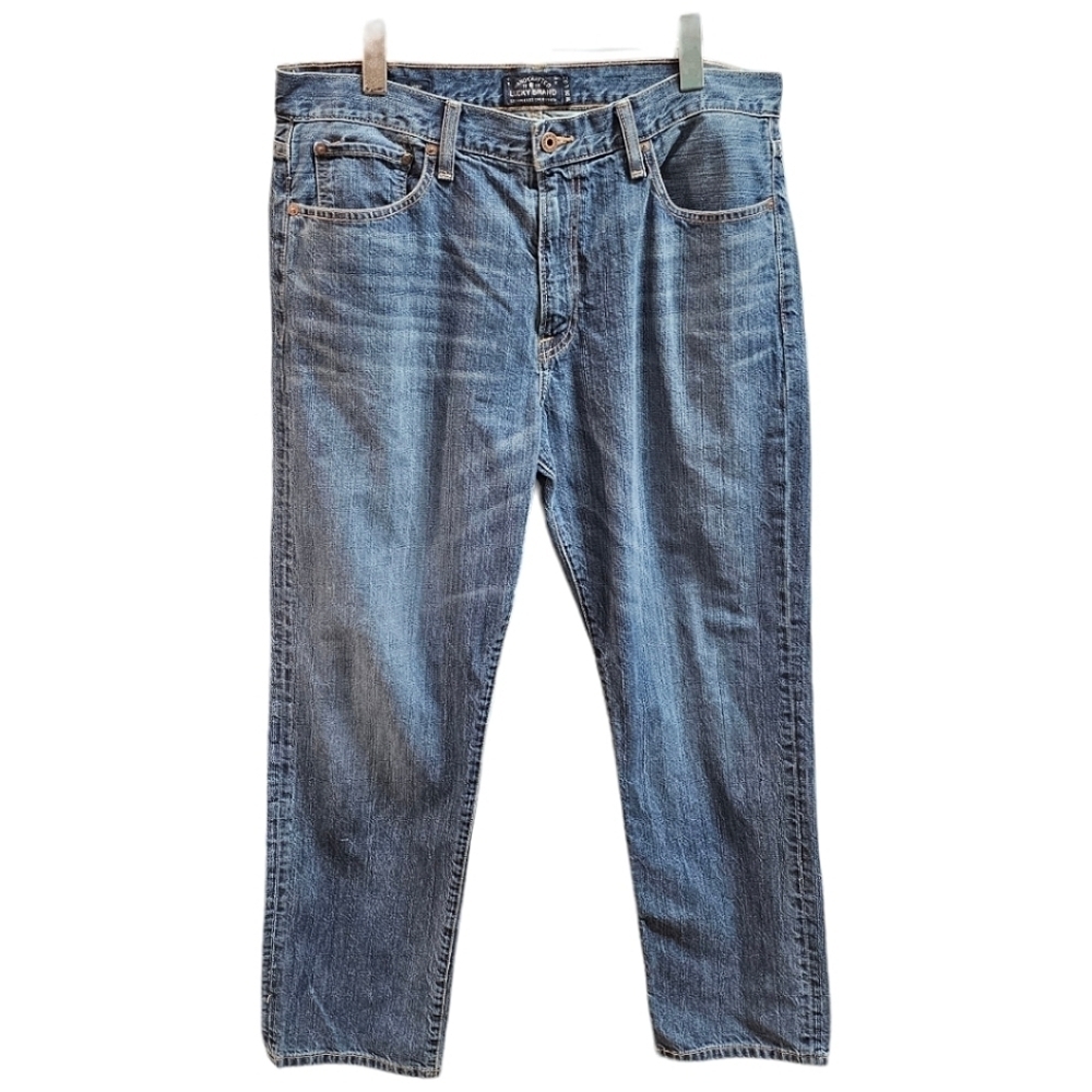 Men's Lucky Brand 329 Classic Straight Leg Denim Jeans Size 36x32 Cotton Casual